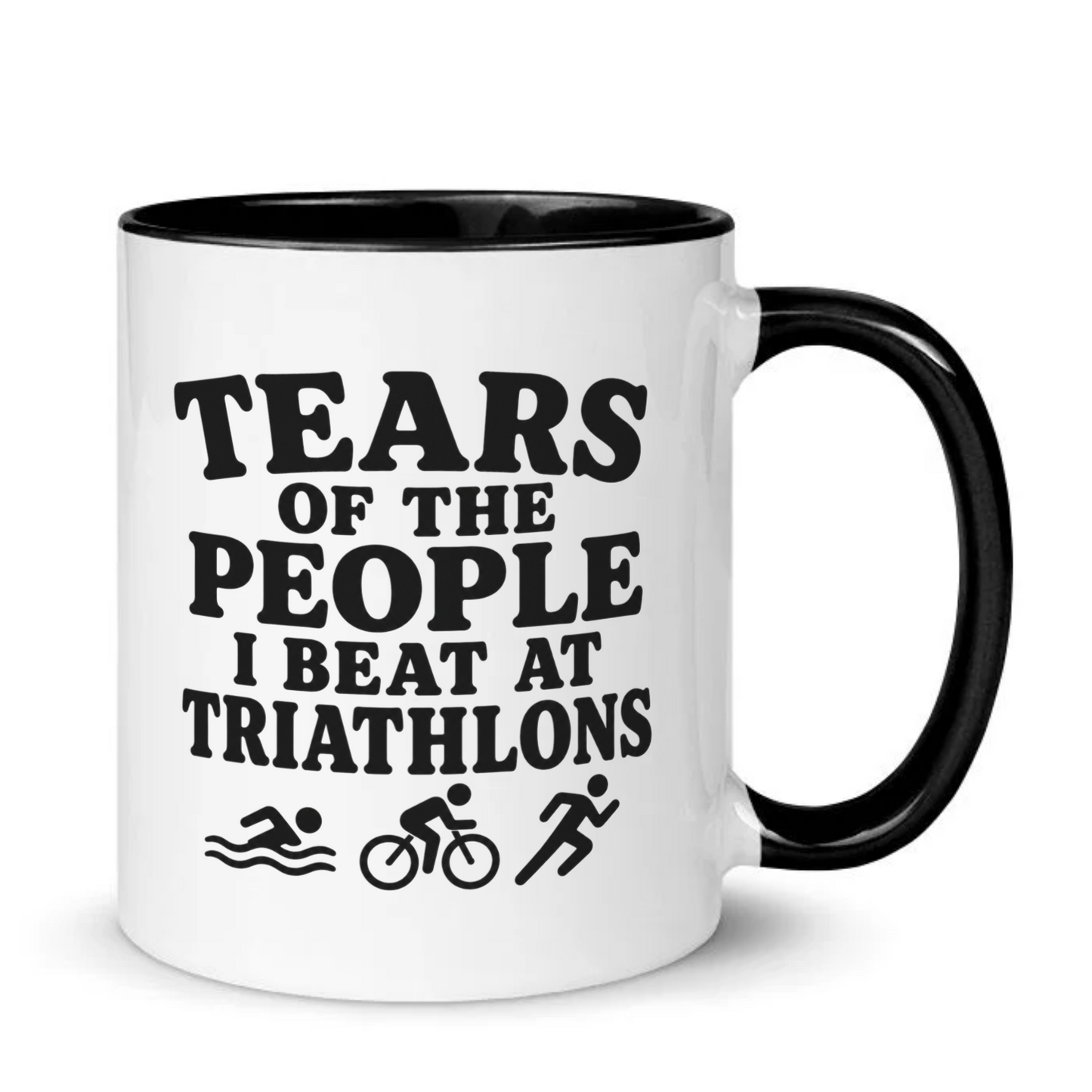 Tears Of The People I Beat At Triathlons Mug