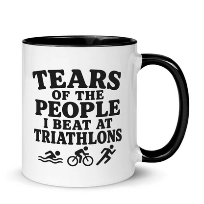 Tears Of The People I Beat At Triathlons Mug