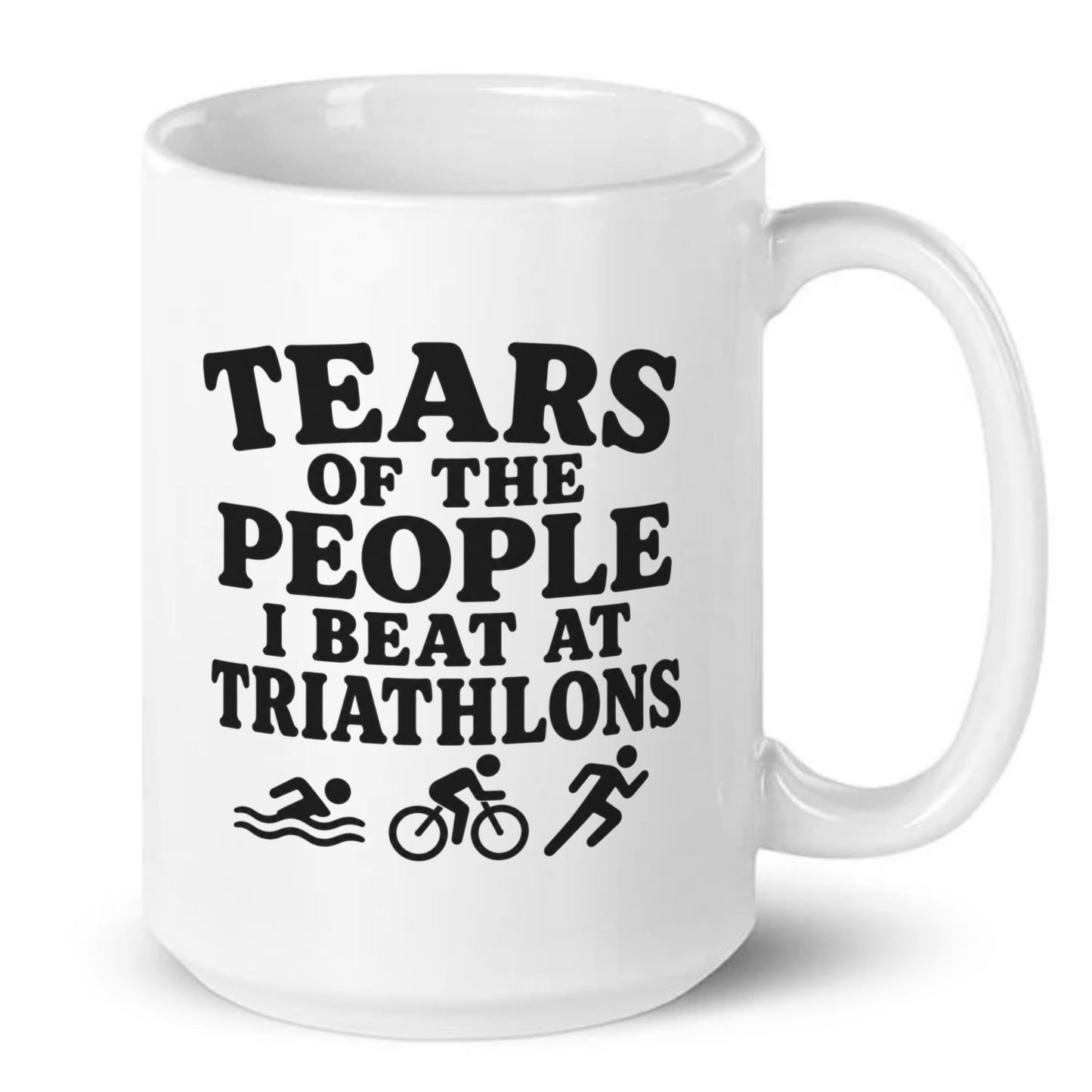 Tears Of The People I Beat At Triathlons Mug