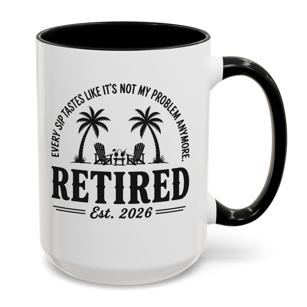 Personalised Retired Est. Mug