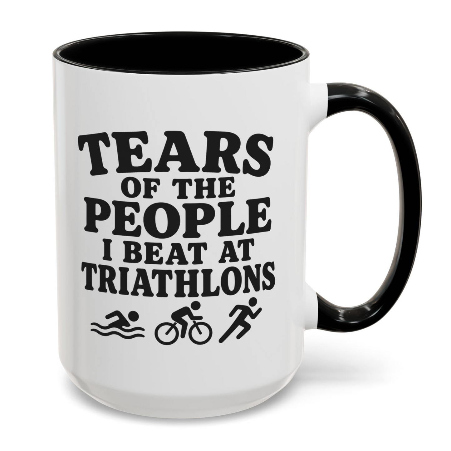 Tears Of The People I Beat At Triathlons Mug