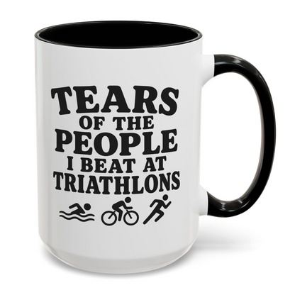 Tears Of The People I Beat At Triathlons Mug