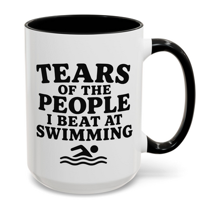 Tears Of The People I Beat At Swimming Mug