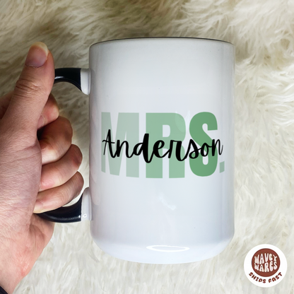 Personalized Mrs Coffee Mug
