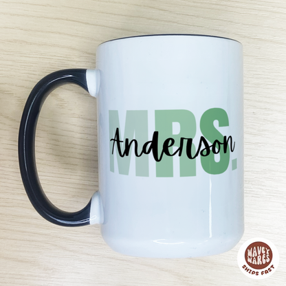 Personalized Mrs Coffee Mug