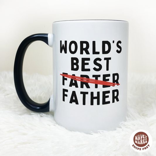World's Best Farter Father Funny Father's Day Coffee Mug