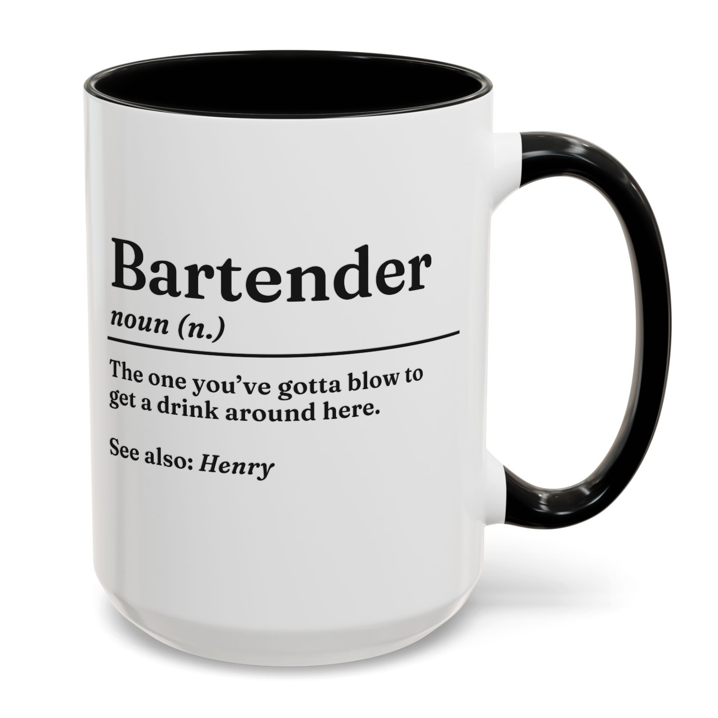 Personalised Funny Bartender Definition Mug
