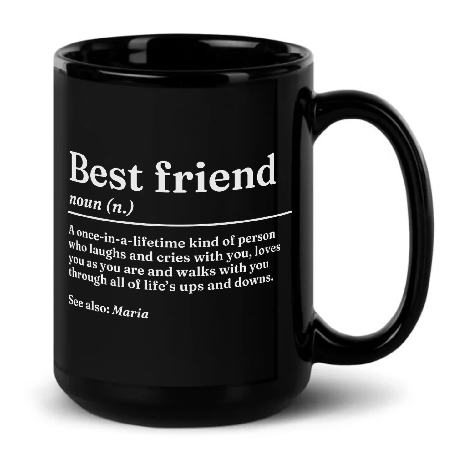 Personalised Best Friend Definition Mug