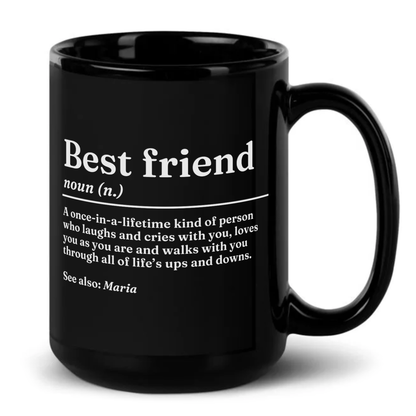 Personalised Best Friend Definition Mug
