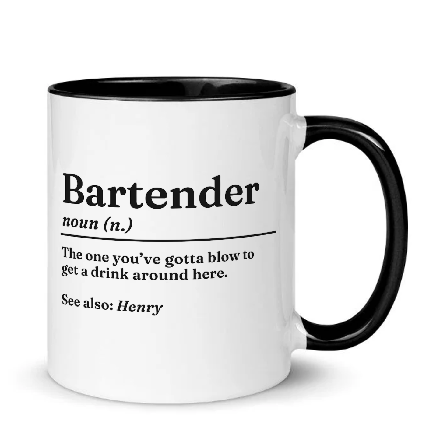 Personalised Funny Bartender Definition Mug