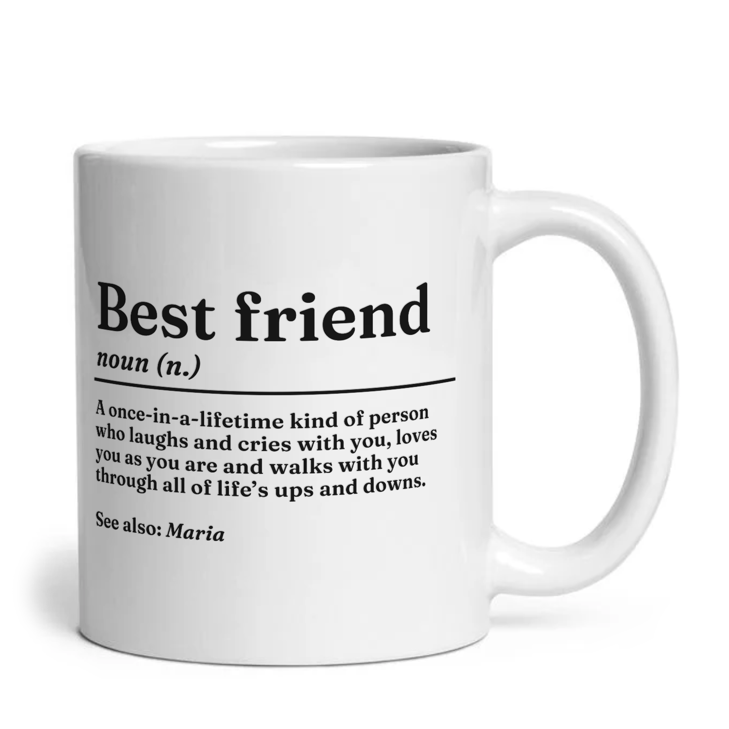 Personalised Best Friend Definition Mug