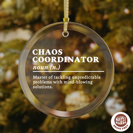 Chaos Coordinator Funny Definition Ornament