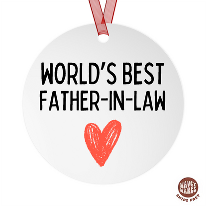 World's Best Father In Law Ornament