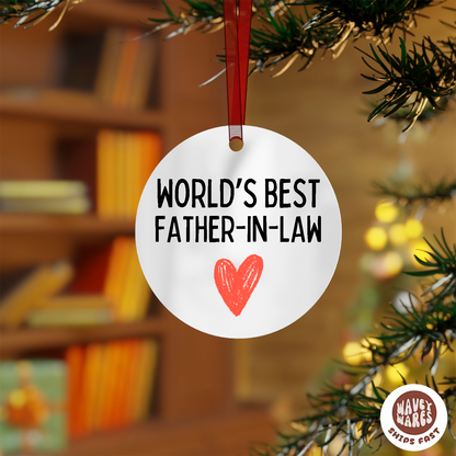 World's Best Father In Law Ornament