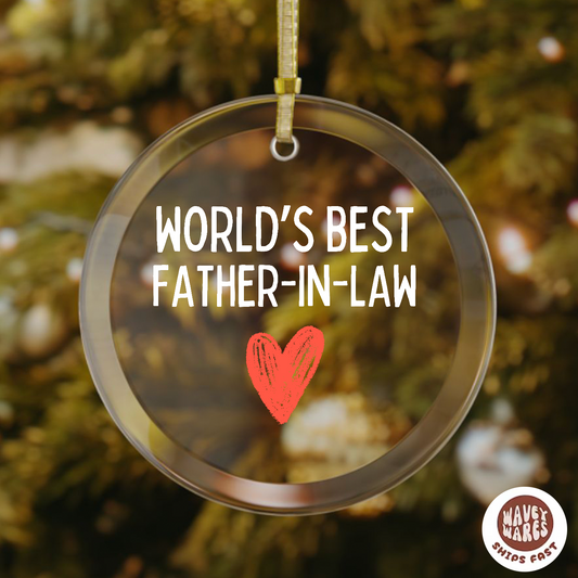 World's Best Father In Law Ornament