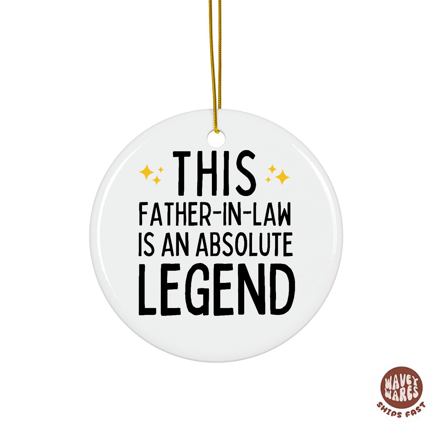 This Father In Law Is An Absolute Legend Ornament