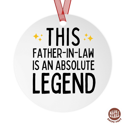 This Father In Law Is An Absolute Legend Ornament