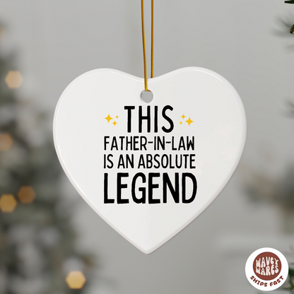 This Father In Law Is An Absolute Legend Ornament