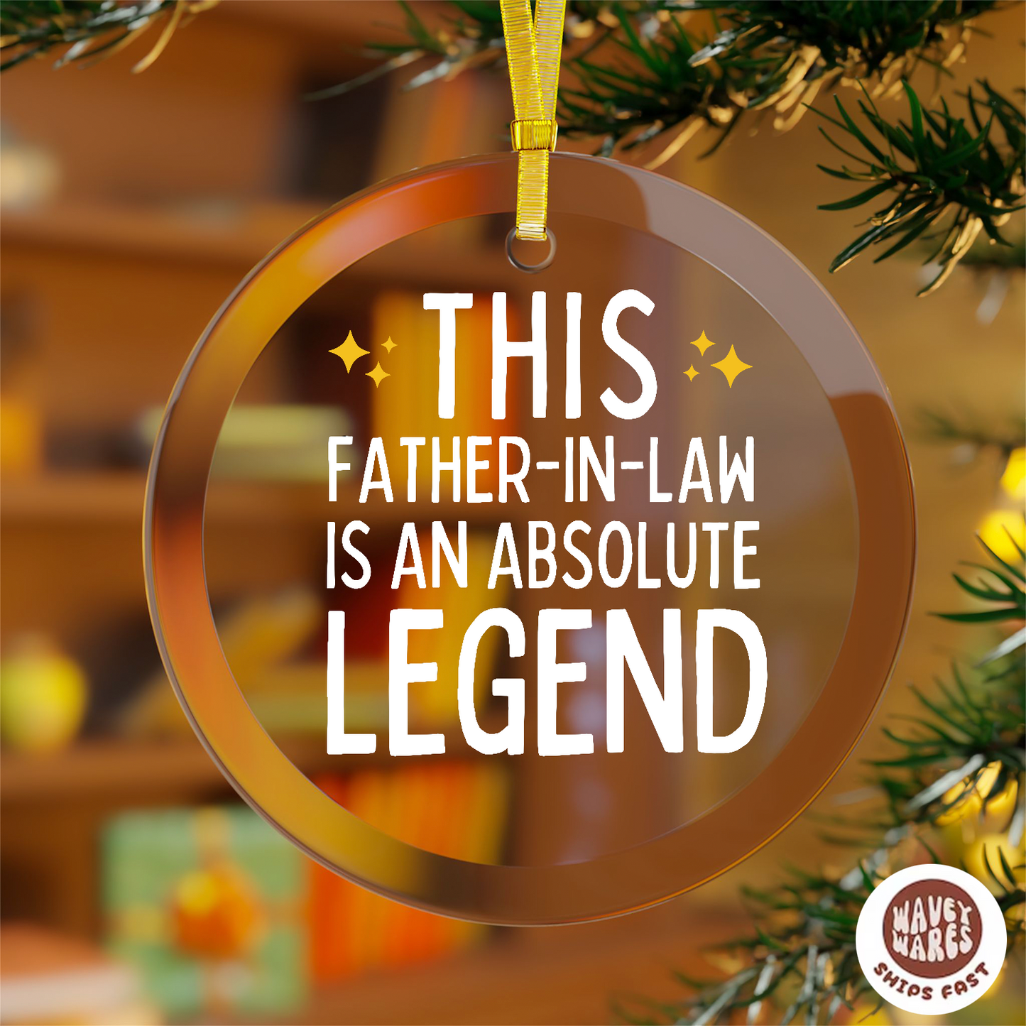 This Father In Law Is An Absolute Legend Ornament