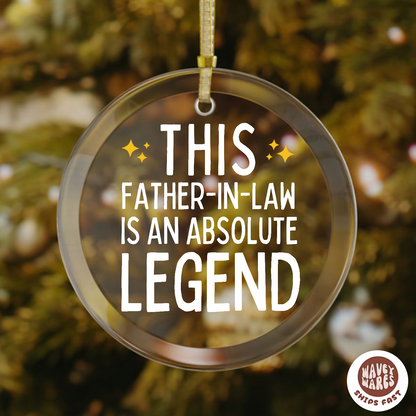 This Father In Law Is An Absolute Legend Ornament