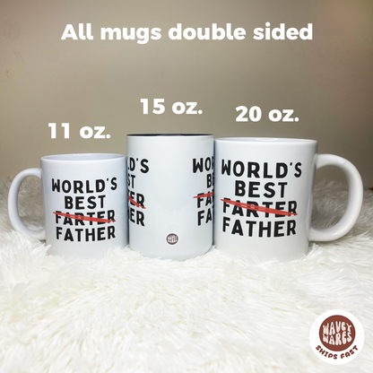 World's Best Farter Father Funny Father's Day Coffee Mug