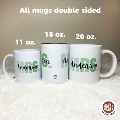 Personalized Mrs Coffee Mug
