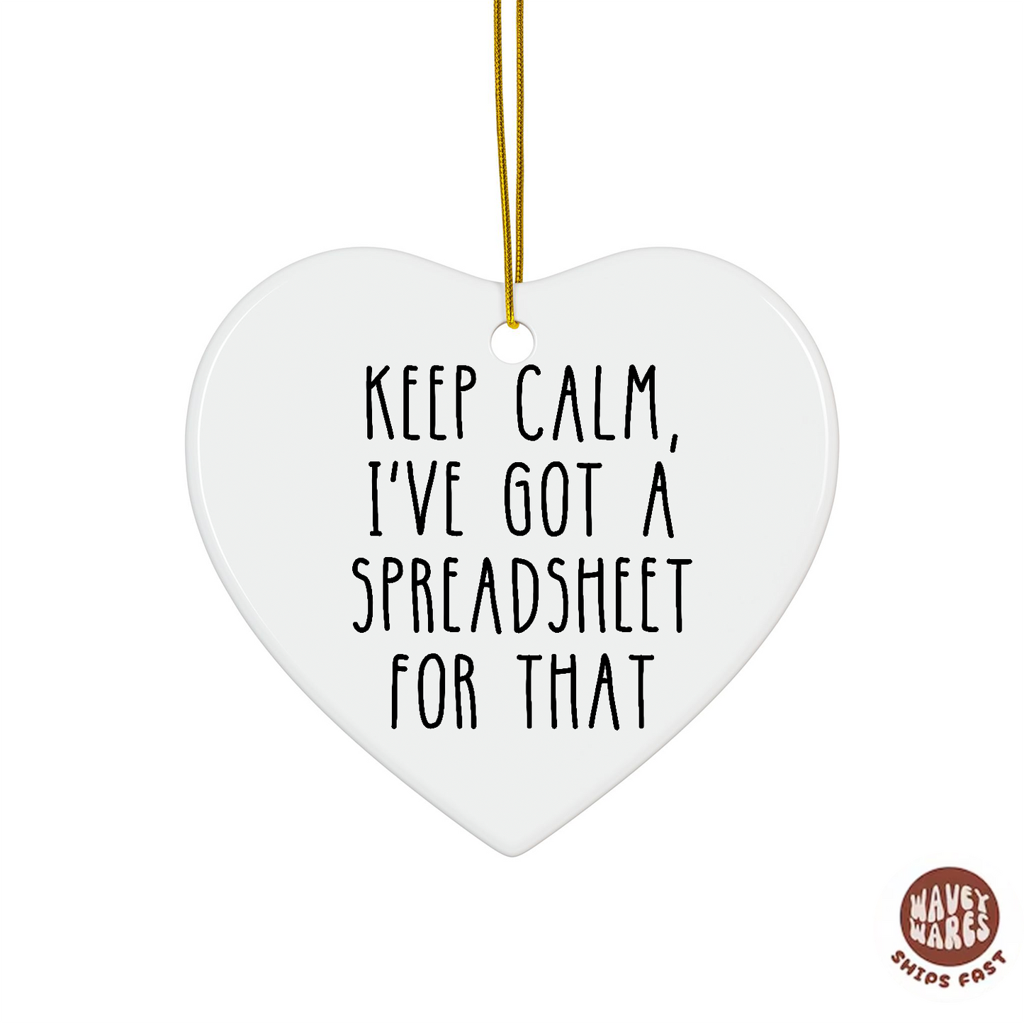 This Calls For A Spreadsheet Ornament