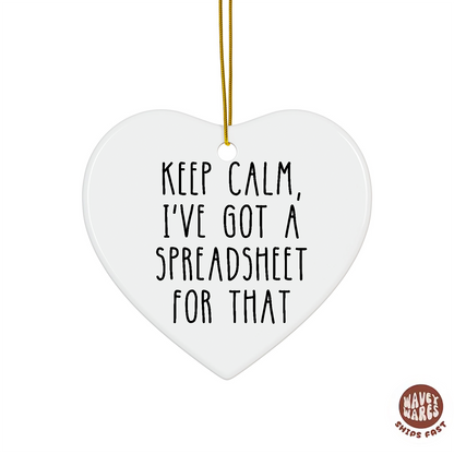 This Calls For A Spreadsheet Ornament