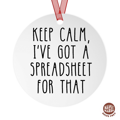 This Calls For A Spreadsheet Ornament