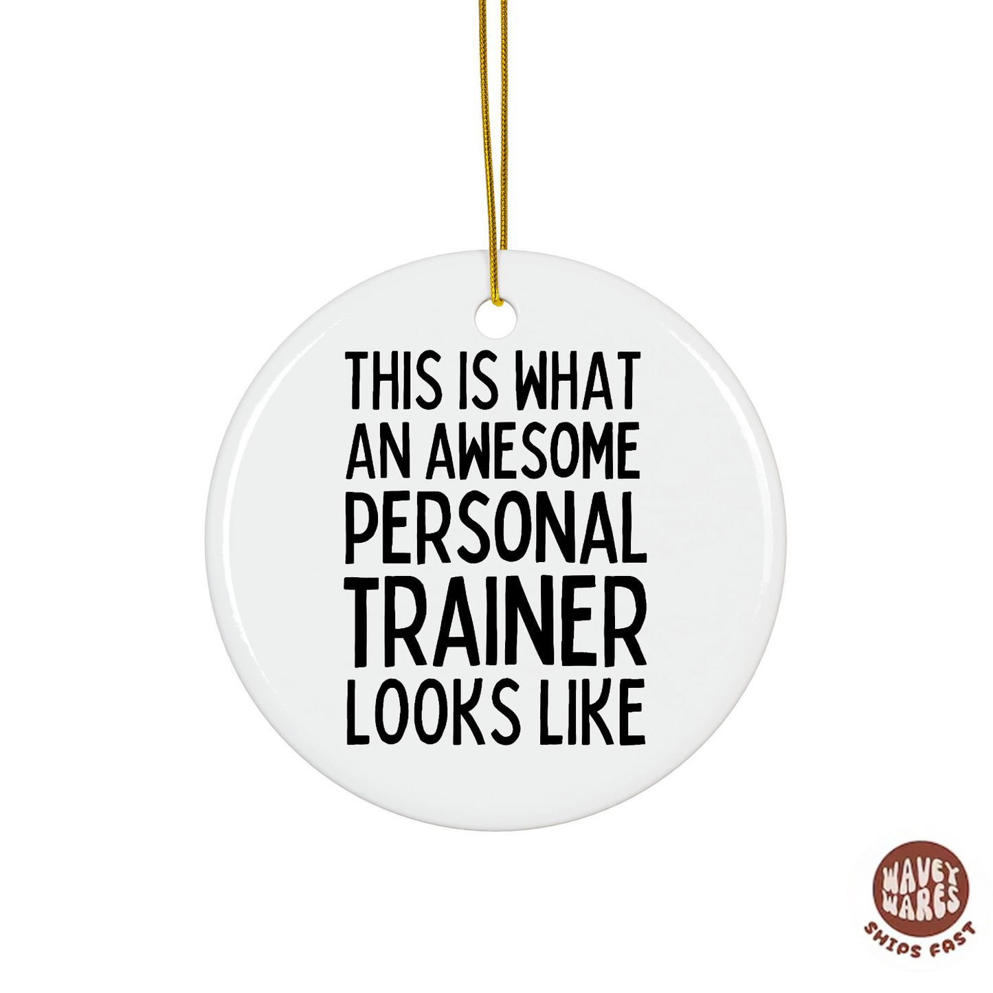 Awesome Personal Trainer Ornament
