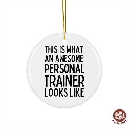 Awesome Personal Trainer Ornament