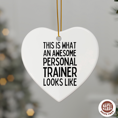 Awesome Personal Trainer Ornament