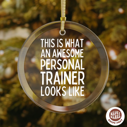 Awesome Personal Trainer Ornament