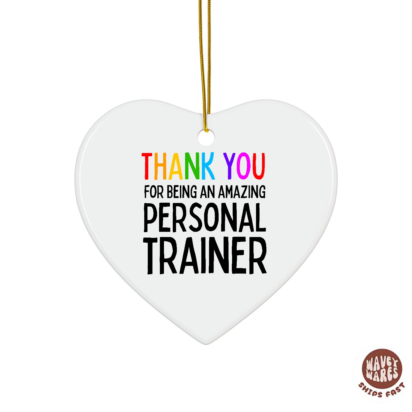 Thank You For Being An Amazing Personal Trainer Ornament