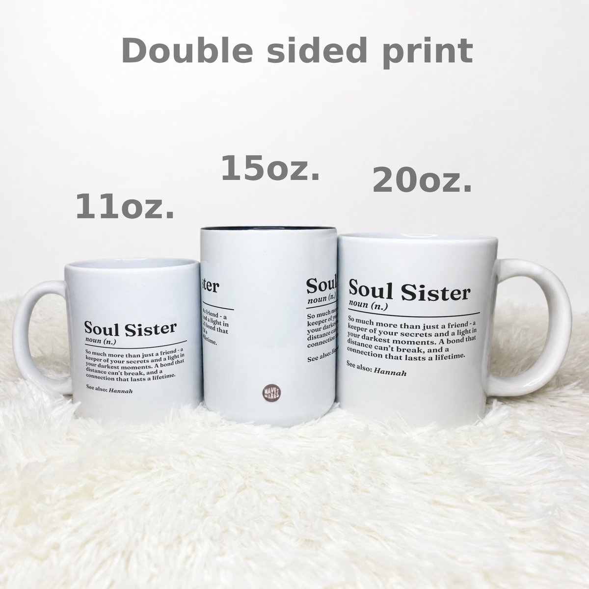 Personalised Soul Sister Definition Mug