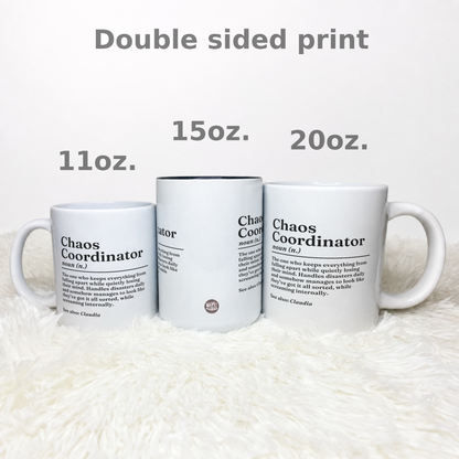 Personalised Chaos Coordinator Definition Mug