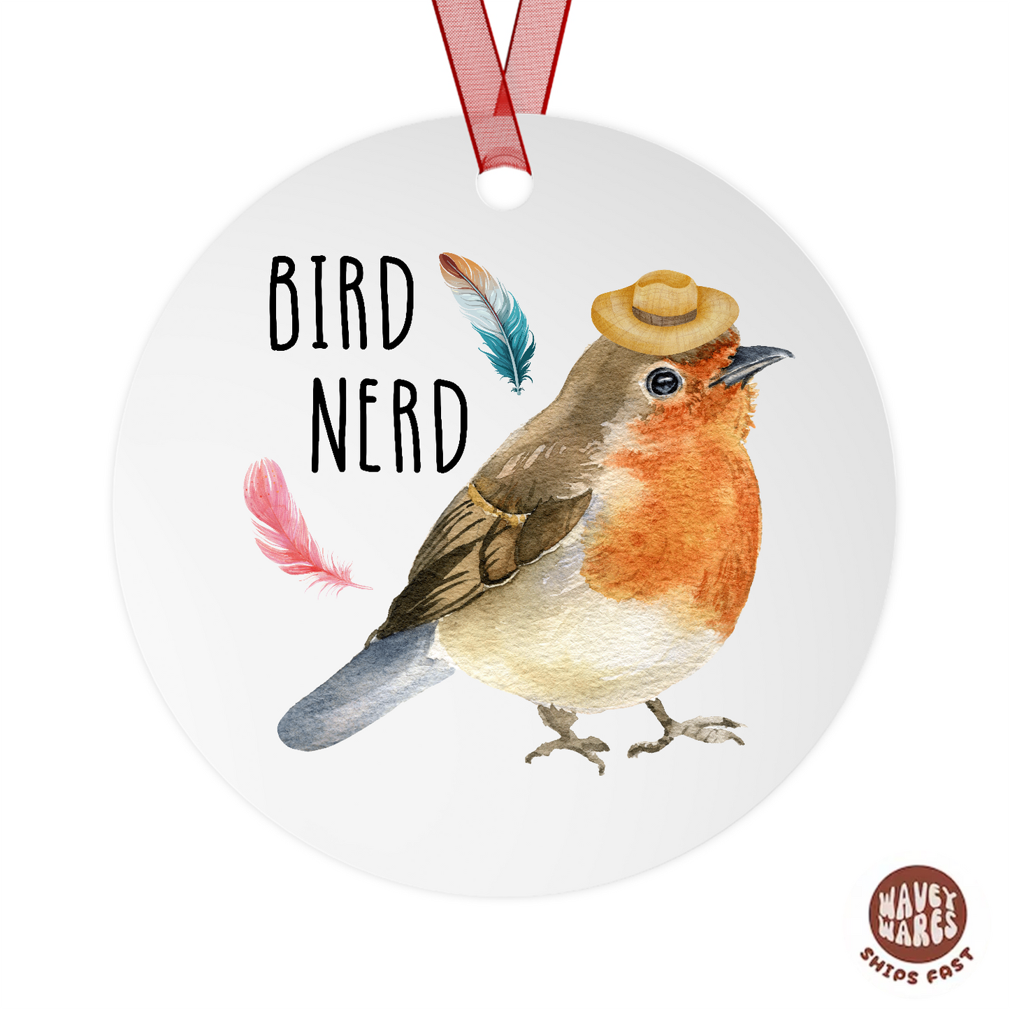Bird Nerd Ornament