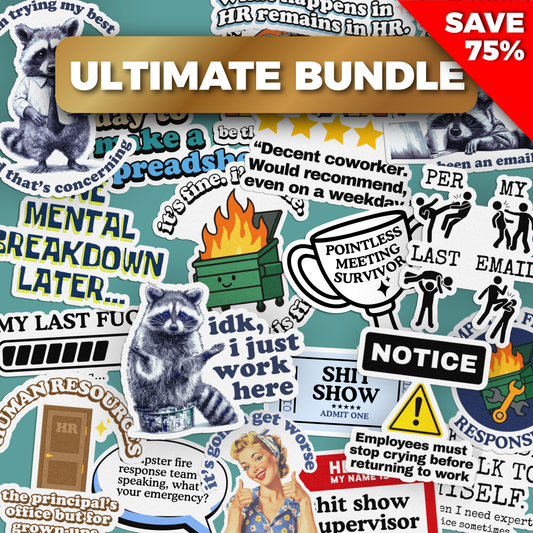 ULTIMATE Work-Life Mania 52 Sticker Bundle