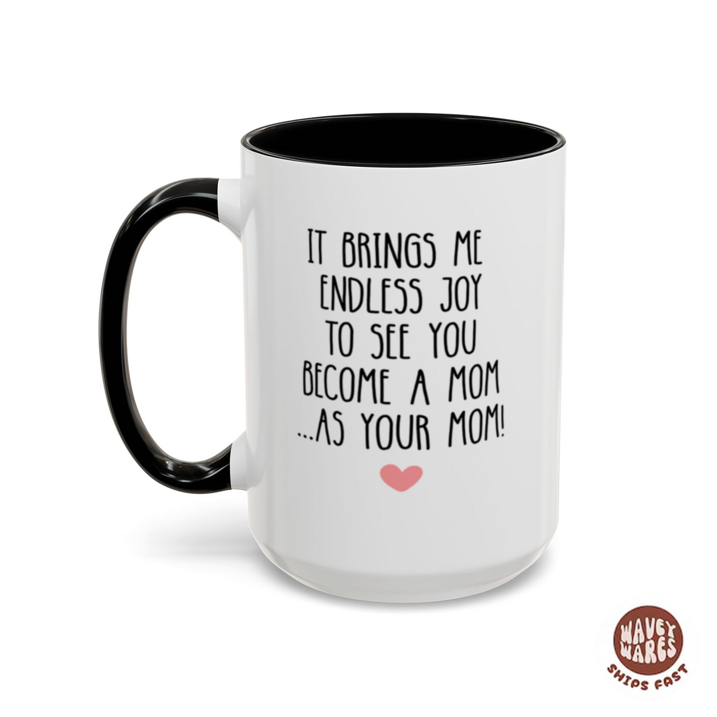 It Brings Me Endless Joy To See You Become A Mom As Your Mom Coffee Mug