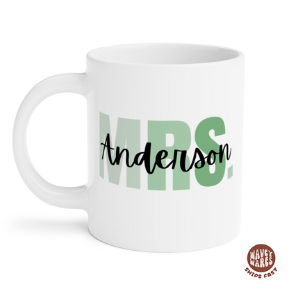 Personalized Mrs Coffee Mug