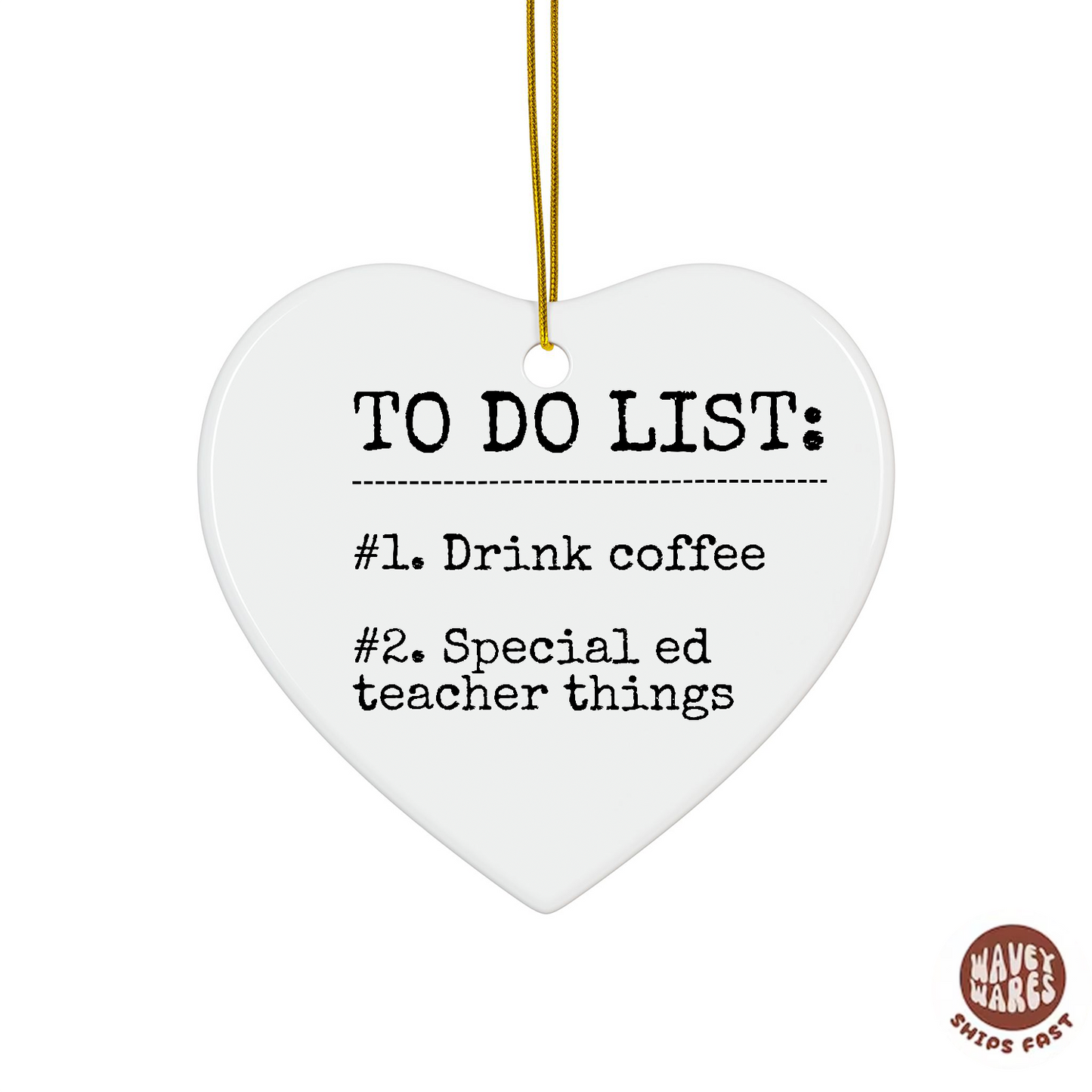 Special Ed Teacher Things Funny SPED Special Education Ornament