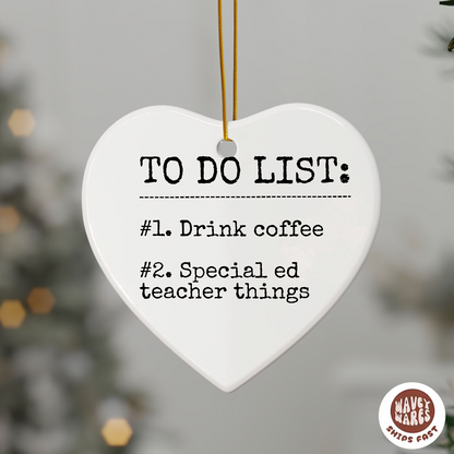 Special Ed Teacher Things Funny SPED Special Education Ornament