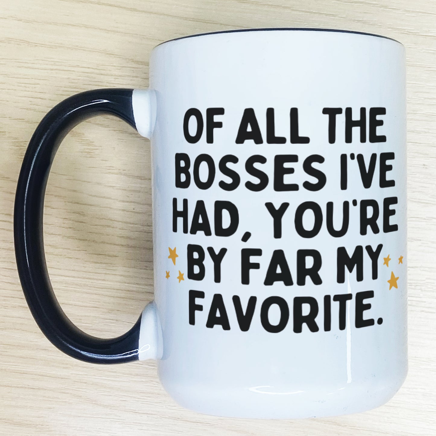 Of All The Bosses Funny Boss Birthday Retirement Gift Mug