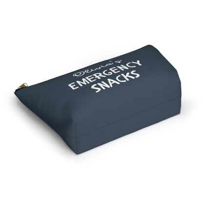Personalized Emergency Snacks Funny Zip Bag
