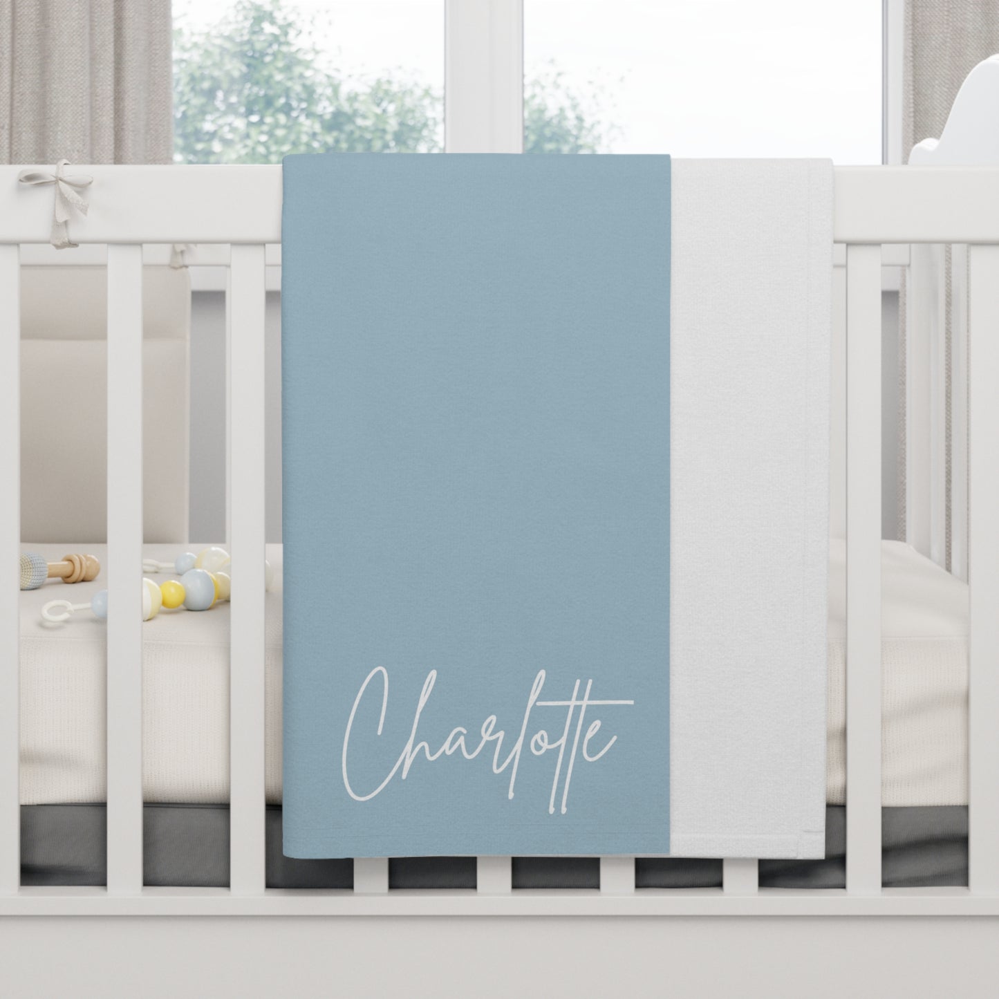 Personalized Baby Name Fleece Blanket