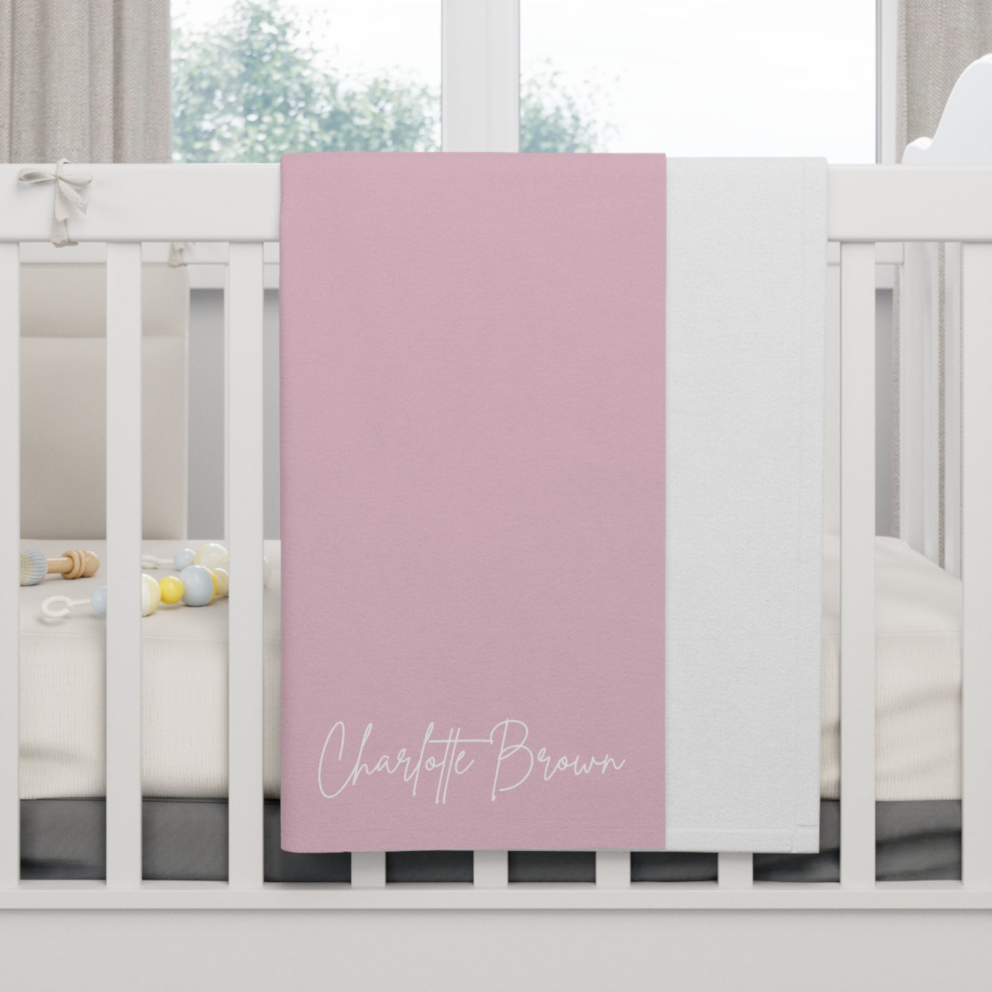 Personalized Baby Name Fleece Blanket