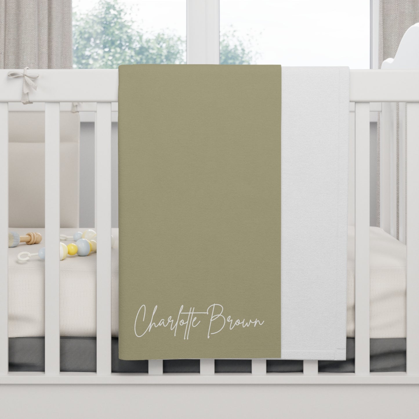 Personalized Baby Name Fleece Blanket