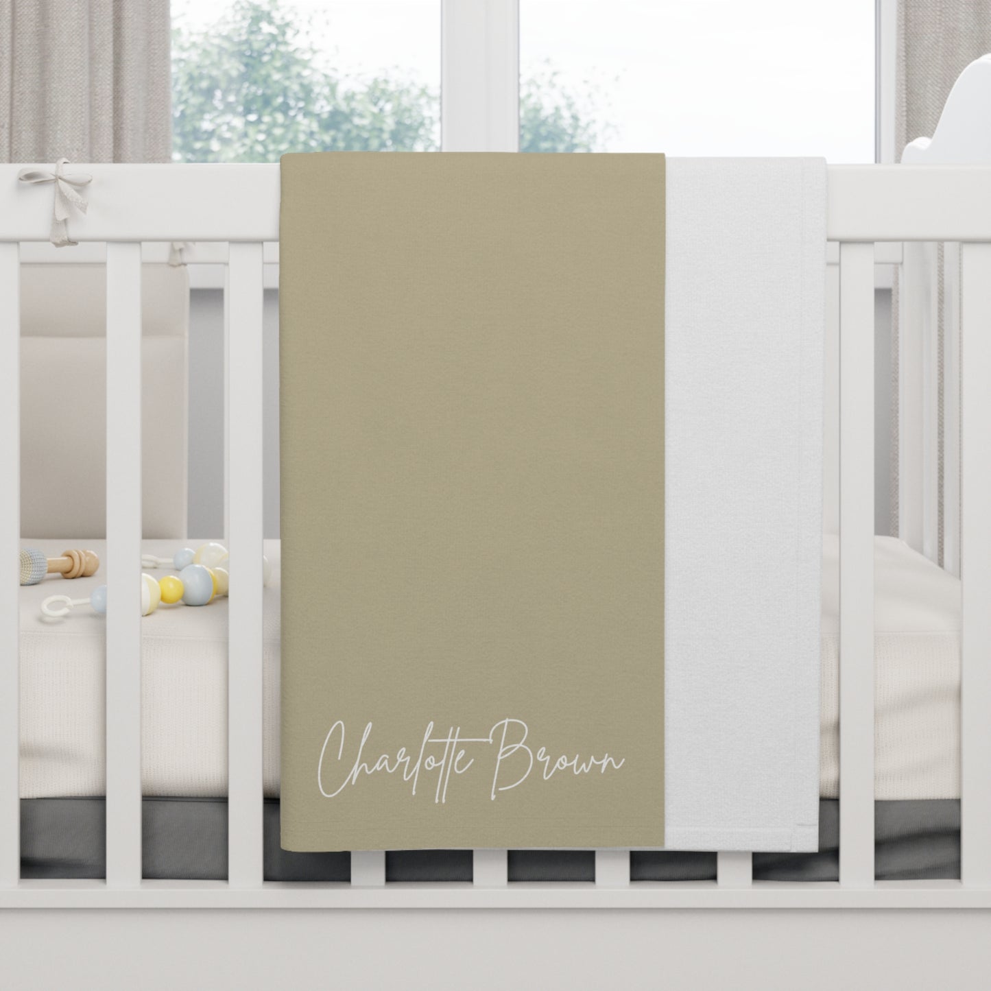 Personalized Baby Name Fleece Blanket