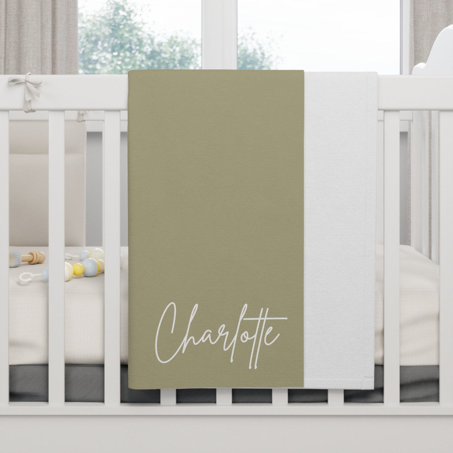 Personalized Baby Name Fleece Blanket