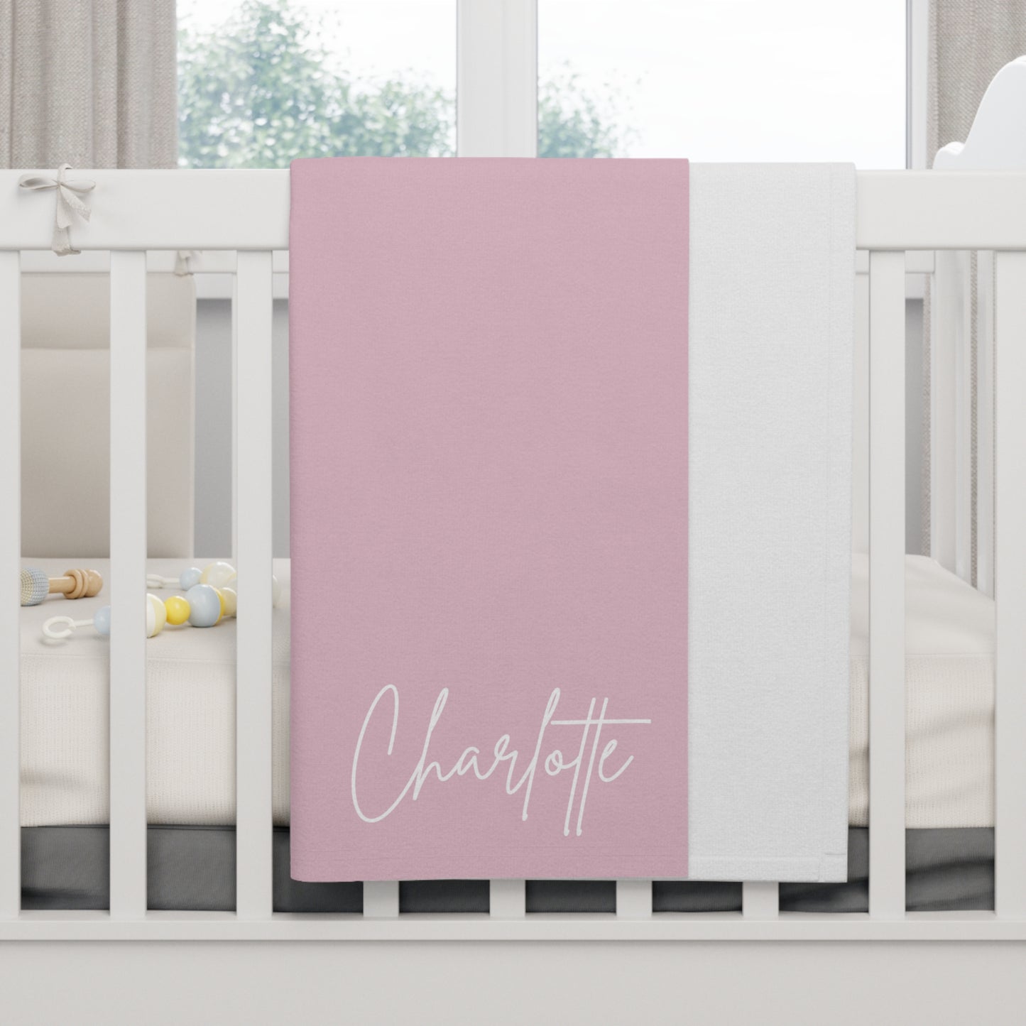 Personalized Baby Name Fleece Blanket